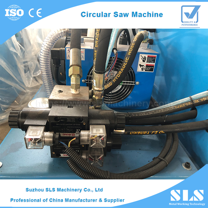 MC-425Y tipo hidráulico de metal redondo tubos de aço de corte Máquina de cortador de serra fria circular
